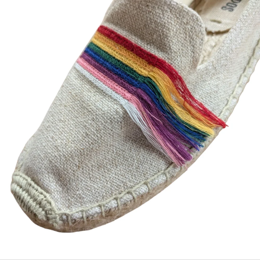 Soludos Pride Smoking Slipper Espadrille Size 6.5